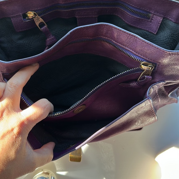 Proenza Schouler PS1 bag in medium size, color Plum - Picture 7 of 10